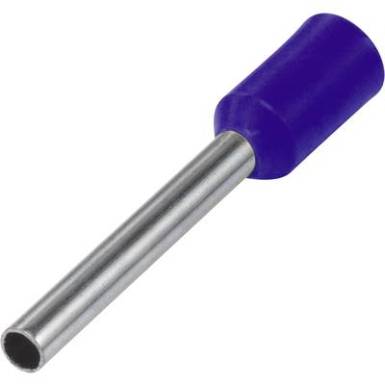 Érvéghüvely világoskék 0,75x8mm 100 db Érvéghüvely világoskék 0,75x8mm 100 db
