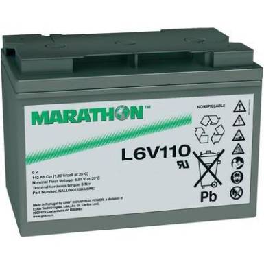 Ólomakku 6 V 112 Ah GNB Marathon L6V110 NALL060110HM0MC Ólom-vlies (AGM) 272 x 190 x 166 mm Karbantartásmentes Ólomakku 6 V 112 Ah GNB Marathon L6V110 NALL060110HM0MC Ólom-vlies (AGM) 272 x 190 x 166 mm Karbantartásmentes