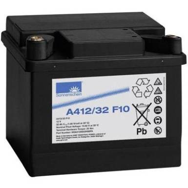 &Oacute;lomakku 12 V 32 Ah GNB Sonnenschein A412/32 F10 NGA4120032HS0FA &Oacute;lom-zsel&eacute;s 210 x 181 x 175 mm Karbantart&aacute;smentes