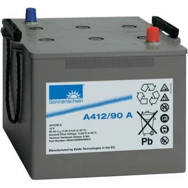 Ólomakku 12 V 90 Ah GNB Sonnenschein A412/90 A NGA4120090HS0CA Ólom-zselés 284 x 230 x 267 mm Karbantartásmentes Ólomakku 12 V 90 Ah GNB Sonnenschein A412/90 A NGA4120090HS0CA Ólom-zselés 284 x 230 x 267 mm Karbantartásmentes