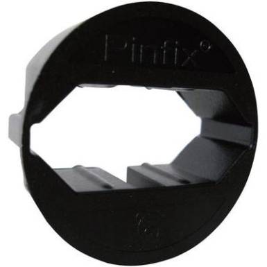 Földelt konnektor átalakító adapter euró aljra, fekete, Pinfix Földelt konnektor átalakító adapter euró aljra, fekete, Pinfix