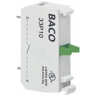 Érintkező elem 600V 10 A, csavaros, BACO 33P10 Érintkező elem 600V 10 A, csavaros, BACO 33P10