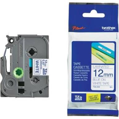 Feliratozó szalag Brother TZe-233 Szalagszín: Fehér Szövegszín:Kék 12 mm 8 m Feliratozó szalag Brother TZe-233 Szalagszín: Fehér Szövegszín:Kék 12 mm 8 m