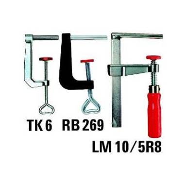 Asztalszorító, LM10/5R8 100/50 Bessey LM10/5R8, fesztáv: 100 mm, visszavonás: 50 mm Asztalszorító, LM10/5R8 100/50 Bessey LM10/5R8, fesztáv: 100 mm, visszavonás: 50 mm