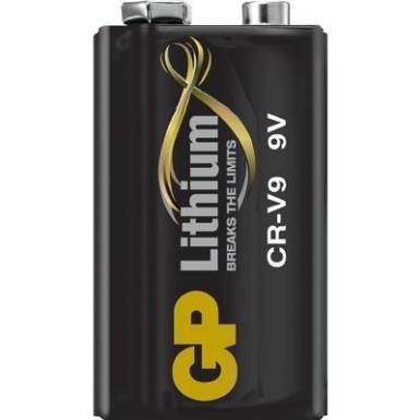 GP 9V-os l&iacute;tium elem 9 V 6LR61, 6LR21, 6AM6, 6LP3146, MN1604, A1604, E Block, LR22, 522, 6LF22, 1604A, K9V, 6R2