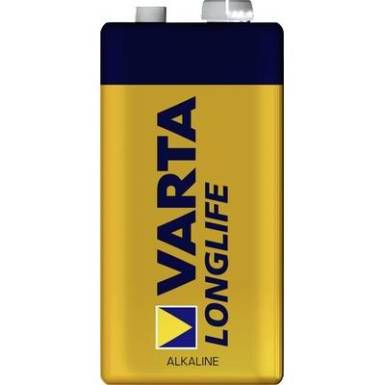 Varta Longlife alkaline 9V-os elem 9 V 6LR61, 6LR21, 6AM6, 6LP3146, MN1604, A1604, E Block, LR22, 522, 6LF22, 16 Varta Longlife alkaline 9V-os elem 9 V 6LR61, 6LR21, 6AM6, 6LP3146, MN1604, A1604, E Block, LR22, 522, 6LF22, 16