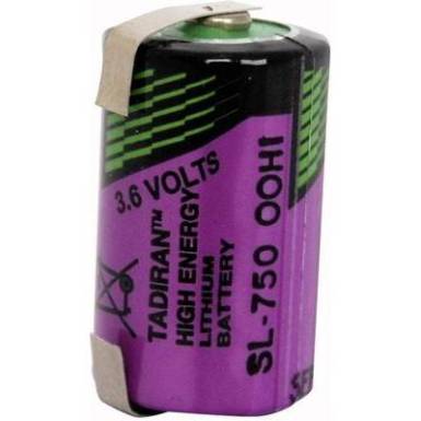 L&iacute;tium elem Tadrian SL-750/T 3.6 V 1100 mAh 1/2 AA (&Oslash; x L) 14.7 mm x 25.2 mm