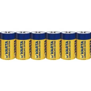 Varta Longlife 6db-os góliát elem készlet 1.5 V LR20, D, AM1, XL, MN1300, 813, E95, LR20N, 13A, KD, R20, LR20L, BA Varta Longlife 6db-os góliát elem készlet 1.5 V LR20, D, AM1, XL, MN1300, 813, E95, LR20N, 13A, KD, R20, LR20L, BA