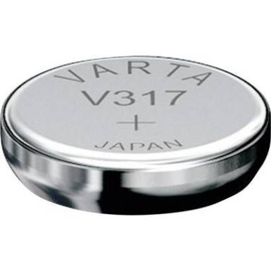 Varta silberoxid gombelem 317 1.55 V SR516SW, SR62, SR516, V317, D317, 616, CA, 280-58, SB-AR, RW326, R317 Varta silberoxid gombelem 317 1.55 V SR516SW, SR62, SR516, V317, D317, 616, CA, 280-58, SB-AR, RW326, R317