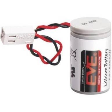 Lítium elem 3.6V 1/2 AA 1200mAh csatlakozó kábellel EVE ER14250W Lítium elem 3.6V 1/2 AA 1200mAh csatlakozó kábellel EVE ER14250W