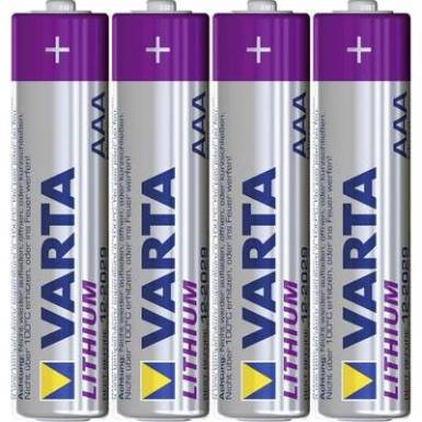 Varta Professional lítium mikroceruza elemkészlet 4db-os 1.5 V LR03, AAA, LR3 Varta Professional lítium mikroceruza elemkészlet 4db-os 1.5 V LR03, AAA, LR3