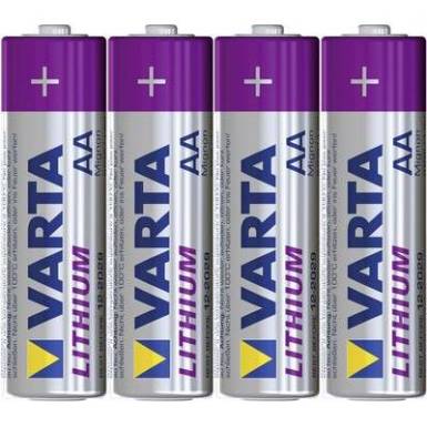 Varta professinal lithium ceruzaelem (AA), 1,5V, 4 db Varta professinal lithium ceruzaelem (AA), 1,5V, 4 db