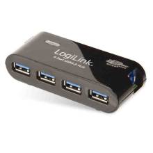 LOGILINK USB 3.0 Hub 4-port Black LOGILINK USB 3.0 Hub 4-port Black