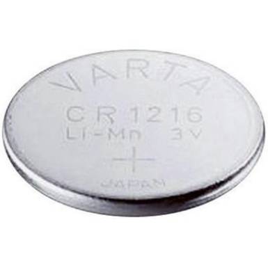 Varta CR 1216 3 V lítium gombelem BR1216, DL1216, ECR1216, KCR1216, KL1216, KECR1216, LM1216, 5034LC Varta CR 1216 3 V lítium gombelem BR1216, DL1216, ECR1216, KCR1216, KL1216, KECR1216, LM1216, 5034LC