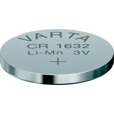 Varta CR1632 3 V lítium gombelem BR1632, DL1632, ECR1632, KCR1632, KL1632, KECR1632, LM1632 Varta CR1632 3 V lítium gombelem BR1632, DL1632, ECR1632, KCR1632, KL1632, KECR1632, LM1632