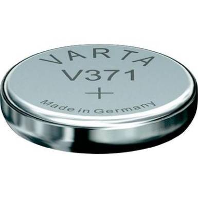 Varta silberoxid gombelem 371 1.55 V SR920SW, SR69, SR921, V371, D371, 605, 280-31, SB-AN, RW315, B-SR4531 Varta silberoxid gombelem 371 1.55 V SR920SW, SR69, SR921, V371, D371, 605, 280-31, SB-AN, RW315, B-SR4531