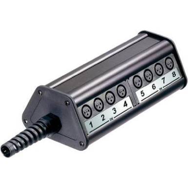 Elosztó doboz XLR stage box pólusszám: 3 fekete Neutrik NSB2B-12/4 1 db Elosztó doboz XLR stage box pólusszám: 3 fekete Neutrik NSB2B-12/4 1 db