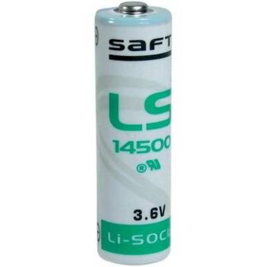 Lítium elem, ceruza AA 3,6V 2600mAh, Ø 14,5 x 50 mm, Saft LS14500 Lítium elem, ceruza AA 3,6V 2600mAh, Ø 14,5 x 50 mm, Saft LS14500