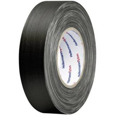 Téphető szövetbetétes ragasztószalag, gaffer tape 10 m x 19 mm, fekete színű HellermannTyton HelaTape Téphető szövetbetétes ragasztószalag, gaffer tape 10 m x 19 mm, fekete színű HellermannTyton HelaTape