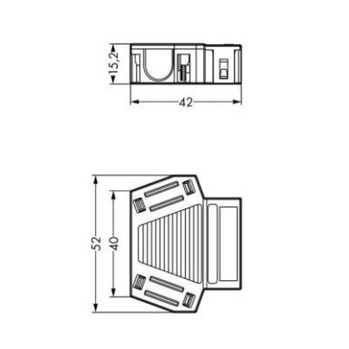 Törésgátló, fehér, 25 db, WAGO 770-513/032-000 Törésgátló, fehér, 25 db, WAGO 770-513/032-000