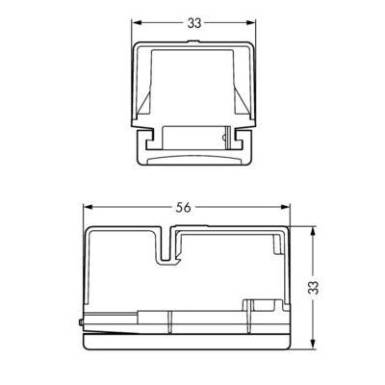 Betápláló modul kerek vezetékhez, lapos kábelhez, szürke, 10 db, WAGO 896-231 Betápláló modul kerek vezetékhez, lapos kábelhez, szürke, 10 db, WAGO 896-231