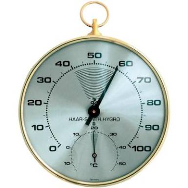 Analóg hőmérő és páratartalom mérő, arany, TFA 45.2007 Analóg hőmérő és páratartalom mérő, arany, TFA 45.2007