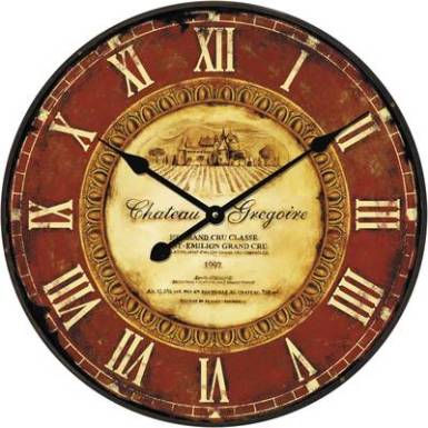 Analóg kvarc falióra, Ø 50 cm, barna, Techno Line Retro WT 1511 Chateau Gregoria Analóg kvarc falióra, Ø 50 cm, barna, Techno Line Retro WT 1511 Chateau Gregoria