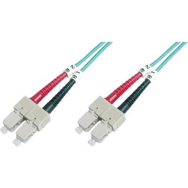 Üvegszál LWL csatlakozókábel 1x - 1x 50/125µ 2m Multimode OM3 Digitus DK-2522-02/3 Üvegszál LWL csatlakozókábel 1x - 1x 50/125µ 2m Multimode OM3 Digitus DK-2522-02/3