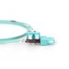 &Uuml;vegsz&aacute;l LWL csatlakoz&oacute;k&aacute;bel 1x - 1x 50/125&micro; 1m Multimode OM3 Digitus DK-2522-01/3