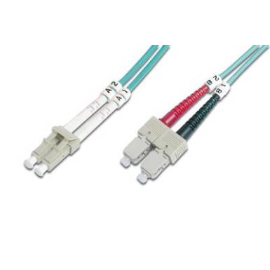 Üvegszál LWL csatlakozókábel 1x - 1x 50/125µ 1m Multimode OM3 Digitus DK-2532-01/3 Üvegszál LWL csatlakozókábel 1x - 1x 50/125µ 1m Multimode OM3 Digitus DK-2532-01/3