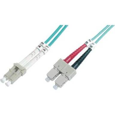 Üvegszál LWL csatlakozókábel 1x - 1x 50/125µ 10m Multimode OM3 Digitus DK-2532-10/3 Üvegszál LWL csatlakozókábel 1x - 1x 50/125µ 10m Multimode OM3 Digitus DK-2532-10/3