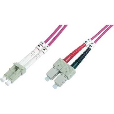 Üvegszál LWL csatlakozókábel 1x - 1x 50/125µ 10m Multimode OM4 Digitus DK-2532-10-4 Üvegszál LWL csatlakozókábel 1x - 1x 50/125µ 10m Multimode OM4 Digitus DK-2532-10-4
