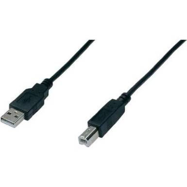 USB kábel 1x USB 2.0 dugó A - 1x 0.50 m Fekete Digitus USB kábel 1x USB 2.0 dugó A - 1x 0.50 m Fekete Digitus