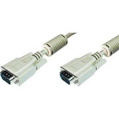 VGA TV, Monitor csatlakozókábel 1x VGA dugó - 1x VGA dugó 1.80 m Szürke Digitus VGA TV, Monitor csatlakozókábel 1x VGA dugó - 1x VGA dugó 1.80 m Szürke Digitus