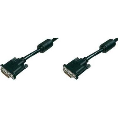 DVI TV, Monitor csatlakozókábel 1x - 1x 10 m Fekete Digitus AK-320101-100-S DVI TV, Monitor csatlakozókábel 1x - 1x 10 m Fekete Digitus AK-320101-100-S