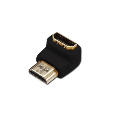 HDMI csatlakozó fordító, könyök dugó adapter Digitus AK-330502-000-S HDMI csatlakozó fordító, könyök dugó adapter Digitus AK-330502-000-S