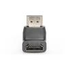 HDMI csatlakozó fordító, könyök dugó adapter Digitus AK-330502-000-S