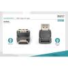 HDMI csatlakozó fordító, könyök dugó adapter Digitus AK-330502-000-S