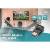 HDMI csatlakozó fordító, könyök dugó adapter Digitus AK-330502-000-S