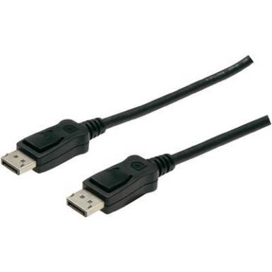 DisplayPort csatlakoz&oacute;k&aacute;bel  [1x DisplayPort dug&oacute; - 1x DisplayPort dug&oacute;] 10 m fekete, Digitus