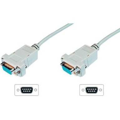 csatlakozókábel, D-SUB 9 pol/D-SUB 9 pol, Digitus AK-610100-030-E csatlakozókábel, D-SUB 9 pol/D-SUB 9 pol, Digitus AK-610100-030-E