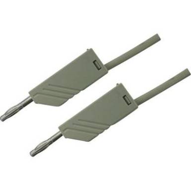 Mérőzsinór, mérővezeték 2db 4mm-es toldható banándugóval 2,5 mm² PVC, 1 m szürke SKS Hirschmann MLN 100/2,5 Mérőzsinór, mérővezeték 2db 4mm-es toldható banándugóval 2,5 mm² PVC, 1 m szürke SKS Hirschmann MLN 100/2,5
