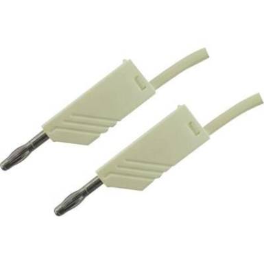 Mérőzsinór, mérővezeték 2db 4mm-es toldható banándugóval 2,5 mm² PVC, 1 m fehér SKS Hirschmann MLN 100/2,5 Mérőzsinór, mérővezeték 2db 4mm-es toldható banándugóval 2,5 mm² PVC, 1 m fehér SKS Hirschmann MLN 100/2,5