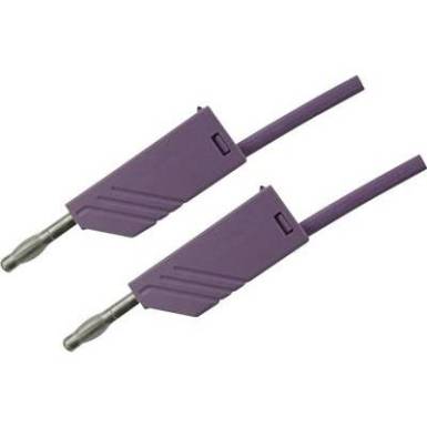 Mérőzsinór, mérővezeték 2db 4mm-es toldható banándugóval 2,5 mm² PVC, 1 m lila SKS Hirschmann MLN 100/2,5 Mérőzsinór, mérővezeték 2db 4mm-es toldható banándugóval 2,5 mm² PVC, 1 m lila SKS Hirschmann MLN 100/2,5