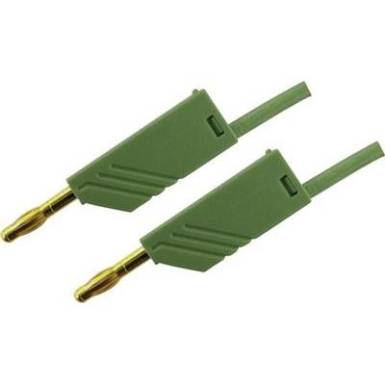 Mérőzsinór, mérővezeték 2db 4mm-es toldható banándugóval 2,5 mm² PVC, 2 m zöld SKS Hirschmann MLN 200/2,5 Au Mérőzsinór, mérővezeték 2db 4mm-es toldható banándugóval 2,5 mm² PVC, 2 m zöld SKS Hirschmann MLN 200/2,5 Au