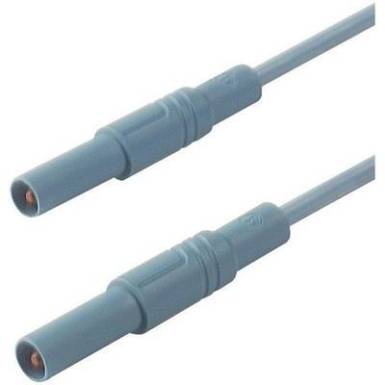 Mérőzsinór, szigetelt mérővezeték 2db 4mm-es toldható banándugóval 2,5 mm² PVC, 1 m kék SKS Hirschmann MLS GG 100/2,5 Mérőzsinór, szigetelt mérővezeték 2db 4mm-es toldható banándugóval 2,5 mm² PVC, 1 m kék SKS Hirschmann MLS GG 100/2,5