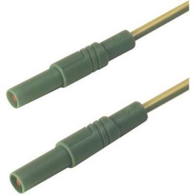 Mérőzsinór, szigetelt mérővezeték 2db 4mm-es toldható banándugóval 2,5 mm² PVC, 1 m sárga SKS Hirschmann MLS GG 100/2,5 Mérőzsinór, szigetelt mérővezeték 2db 4mm-es toldható banándugóval 2,5 mm² PVC, 1 m sárga SKS Hirschmann MLS GG 100/2,5