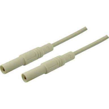 Mérőzsinór, szigetelt mérővezeték 2db 4mm-es toldható banándugóval 2,5 mm² PVC, 2 m fehér SKS Hirschmann MLS GG 200/2,5 Mérőzsinór, szigetelt mérővezeték 2db 4mm-es toldható banándugóval 2,5 mm² PVC, 2 m fehér SKS Hirschmann MLS GG 200/2,5
