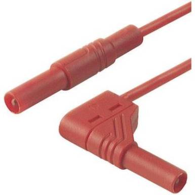 Mérőzsinór, szigetelt mérővezeték 2db 4mm-es banándugóval 1 mm² PVC, 2 m piros SKS Hirschmann MLS WG 200/1 Mérőzsinór, szigetelt mérővezeték 2db 4mm-es banándugóval 1 mm² PVC, 2 m piros SKS Hirschmann MLS WG 200/1