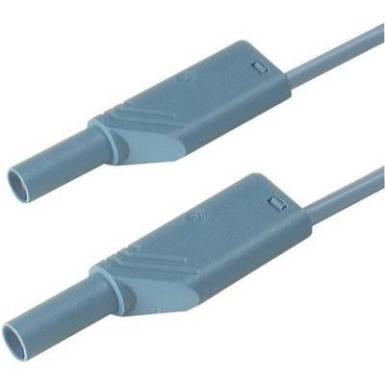 Mérőzsinór, szigetelt mérővezeték 2db 4mm-es toldható banándugóval 2,5 mm² PVC, 25cm kék SKS Hirschmann MLS WS 25/2,5 Mérőzsinór, szigetelt mérővezeték 2db 4mm-es toldható banándugóval 2,5 mm² PVC, 25cm kék SKS Hirschmann MLS WS 25/2,5